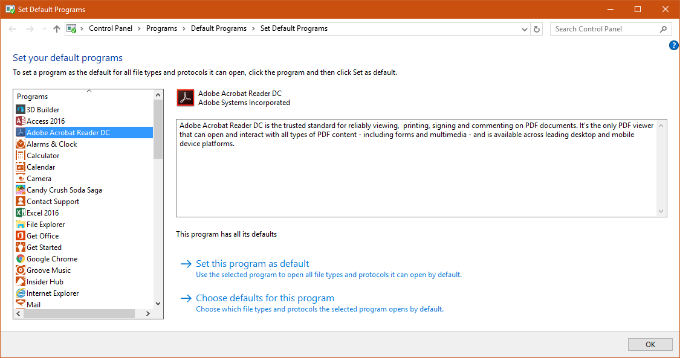 Windows 7 set default windows page display
