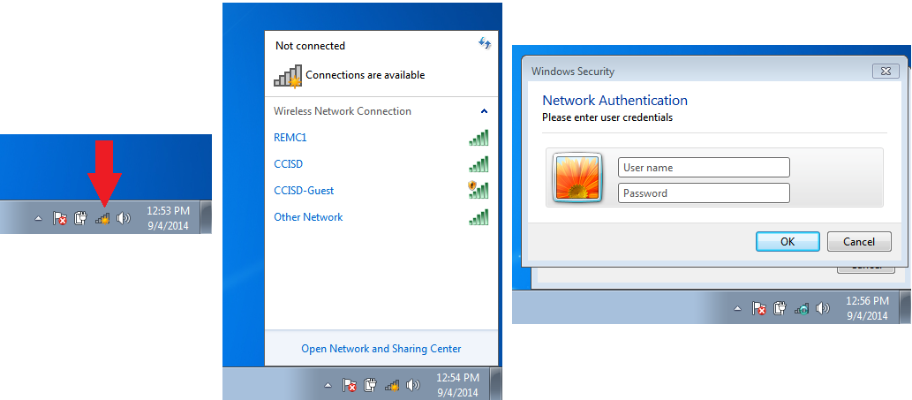Windows wireless icon, icon popup, windows security prompt display Windows wireless icon, icon popup, windows security prompt display