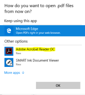Change default program prompt display